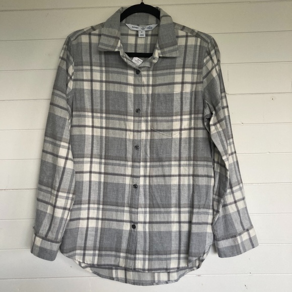 Classic Plaid Flannel Chest Pocket Shirt - Picture 1 of 4